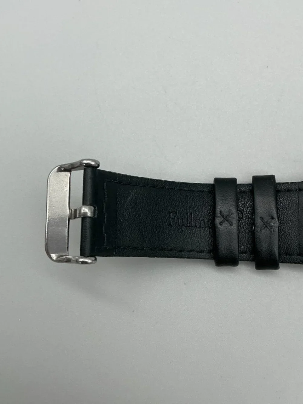 MVMT Classic Men Watch 45mm Stainless White Dial Black Leather New Battery